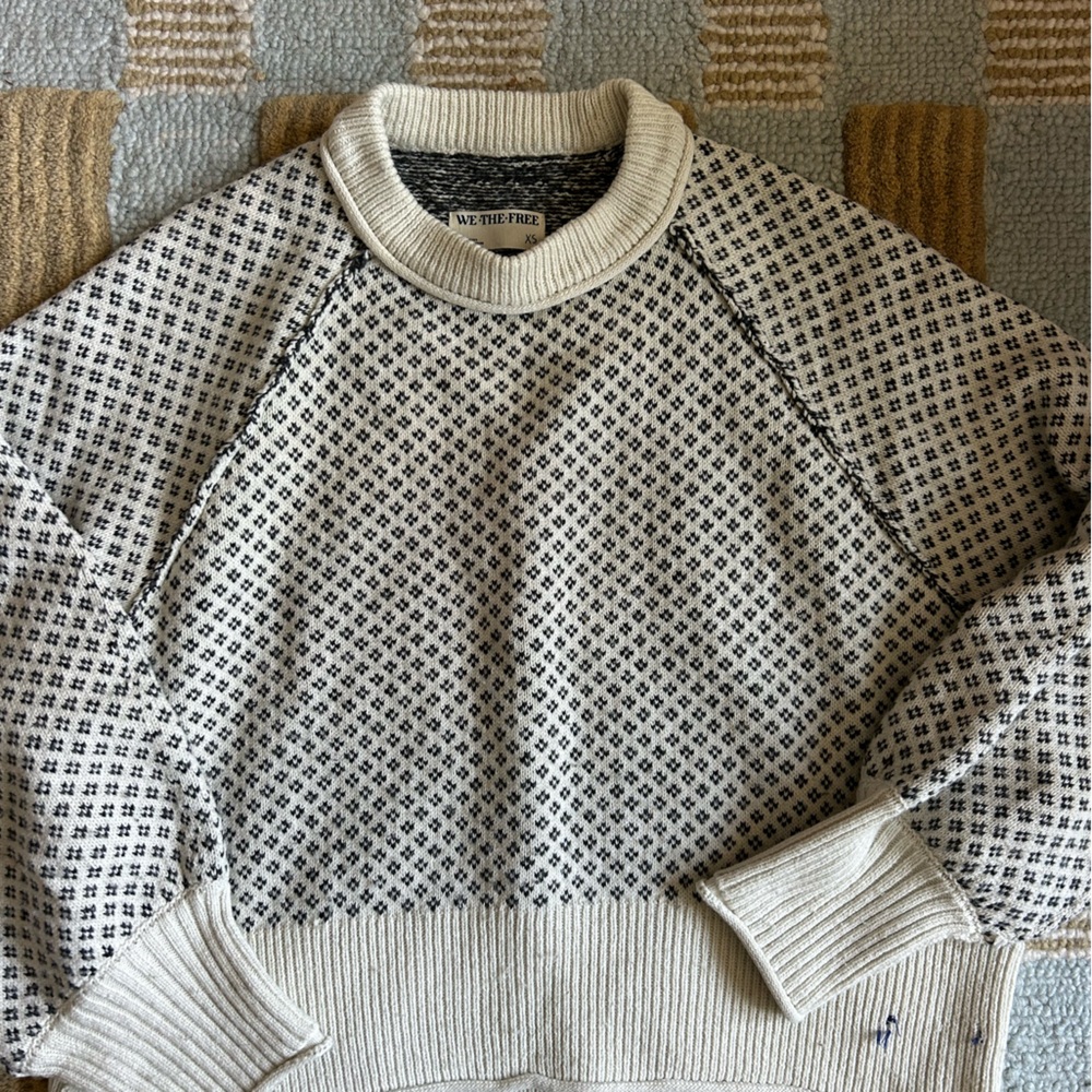 We The Free As If Pullover Sweater in Beige - Picture 2 of 2